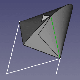 正8面体の辺の位置は、この線になります。