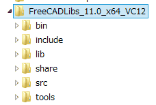 FreeCADLibesフォルダを指定します。