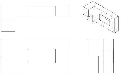 Freecad 0 17 で 投影図に寸法を記入する028 01