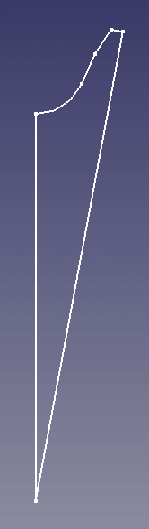 中心と直線で繋いでスケッチの完成です。